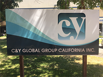 C&Y Global Group California Inc. sign